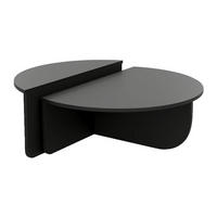 COUCHTISCH (2er-Set) orion 90/90/35 cm - Schwarz, Holz (90/60/30cm) - Vente-Unique