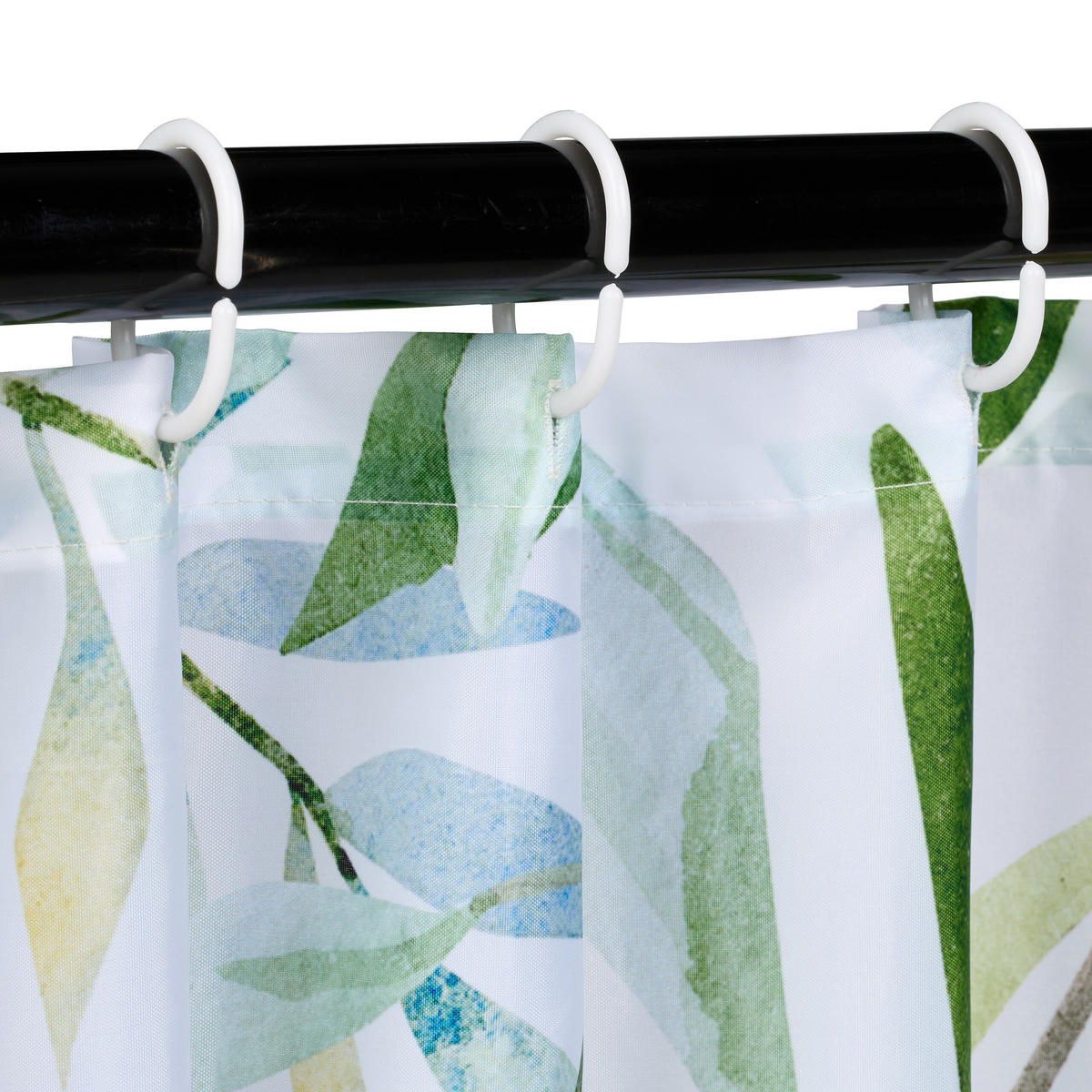 DUSCHVORHANG - Weiß, Textil (180/0.1cm) - Relaxdays