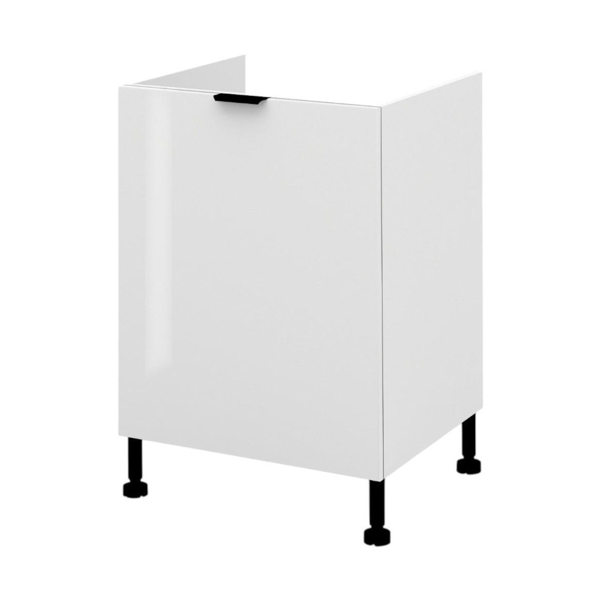 SPÜLENUNTERSCHRANK – 60 cm – DZ60 – Lunara – Weiß Hochglanz - Weiß Hochglanz, Holzwerkstoff (60/72/52cm) - hi-markt