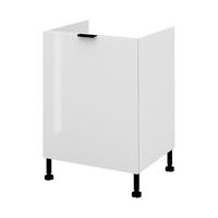 SPÜLENUNTERSCHRANK – 60 cm – DZ60 – Lunara – Weiß Hochglanz - Weiß Hochglanz, Holzwerkstoff (60/72/52cm) - hi-markt