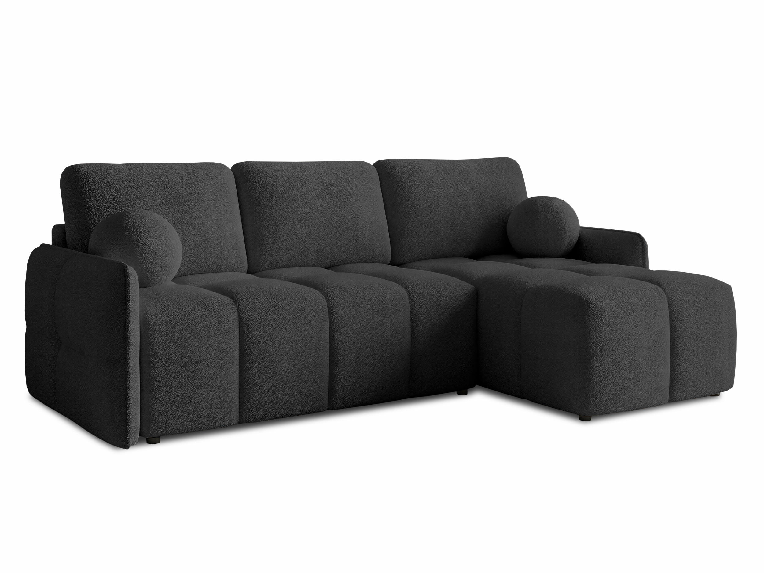 ECKSOFA Nubo - Schwarz, Holz/Kunststoff (218/150cm) - Sofnet