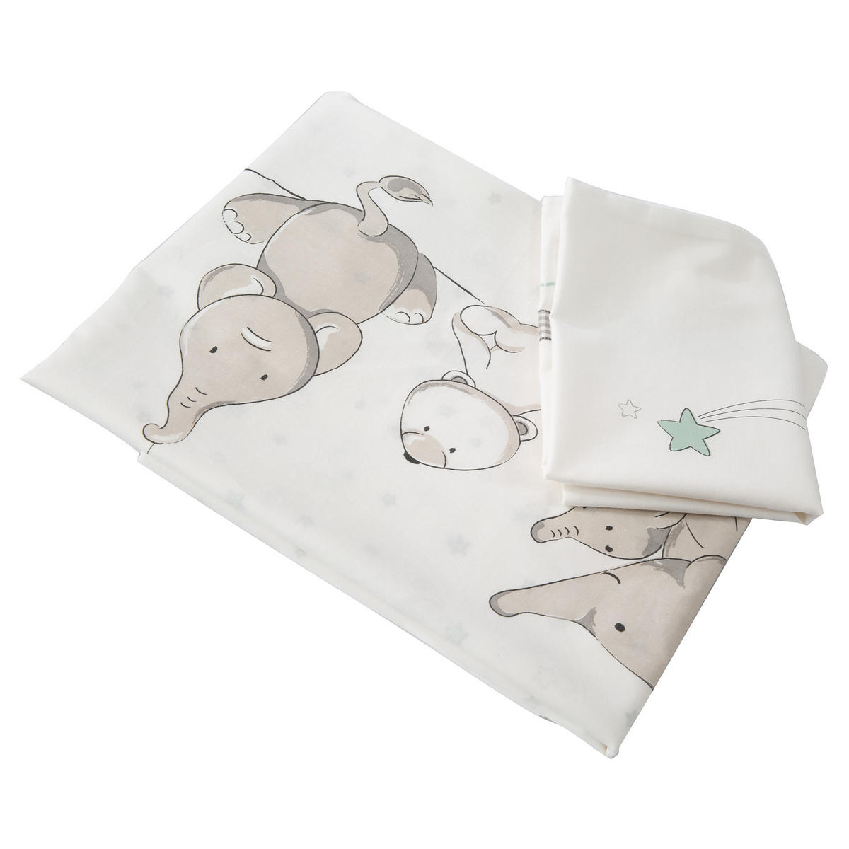 KINDERBETTWÄSCHE Sternenzauber 80 x 80 cm - Taupe, Textil (80/80cm) - Roba