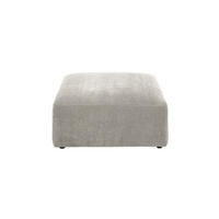 SOFA SITZELEMENT SEPHI Silber Cord - Silberfarben/Schwarz, Kunststoff/Textil (82/39/82cm) - KAWOLA
