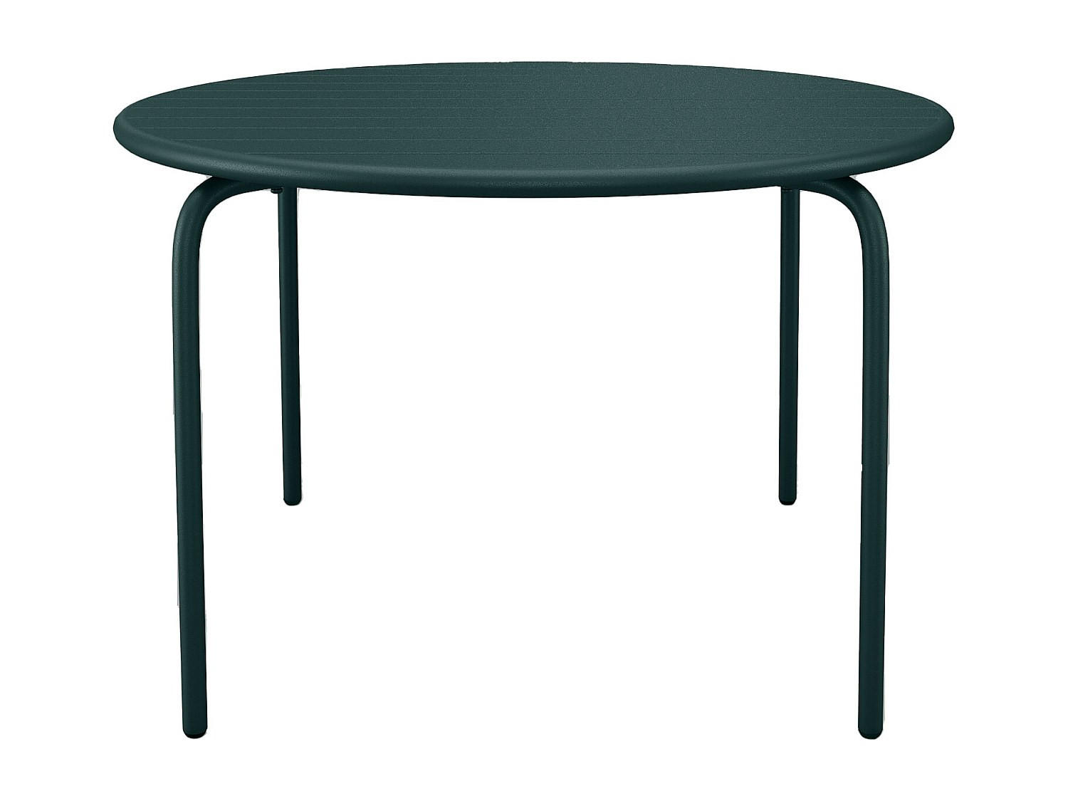 GARTENTISCH - 4 Personen - Metall - Tannengrün - - Waldgrün, Metall (110/110/74cm) - Vente-Unique