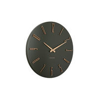 WANDUHR Esmerado Grün 2.1/40/40 cm - Grün, Metall (40/40/2.1cm) - Karlsson