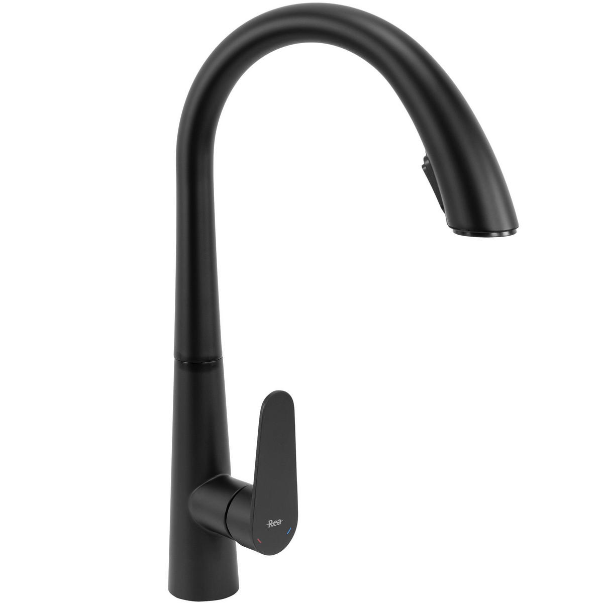 KÜCHEARMATUR Rea Ross Black - Schwarz, Metall (5.5/43/27.5cm) - REA