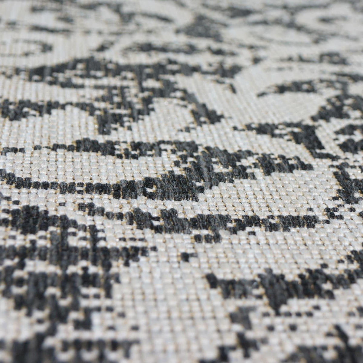 OUTDOORTEPPICH 80/150 COCO 202 - Grau, Kunststoff (80/150cm) - Paco Home