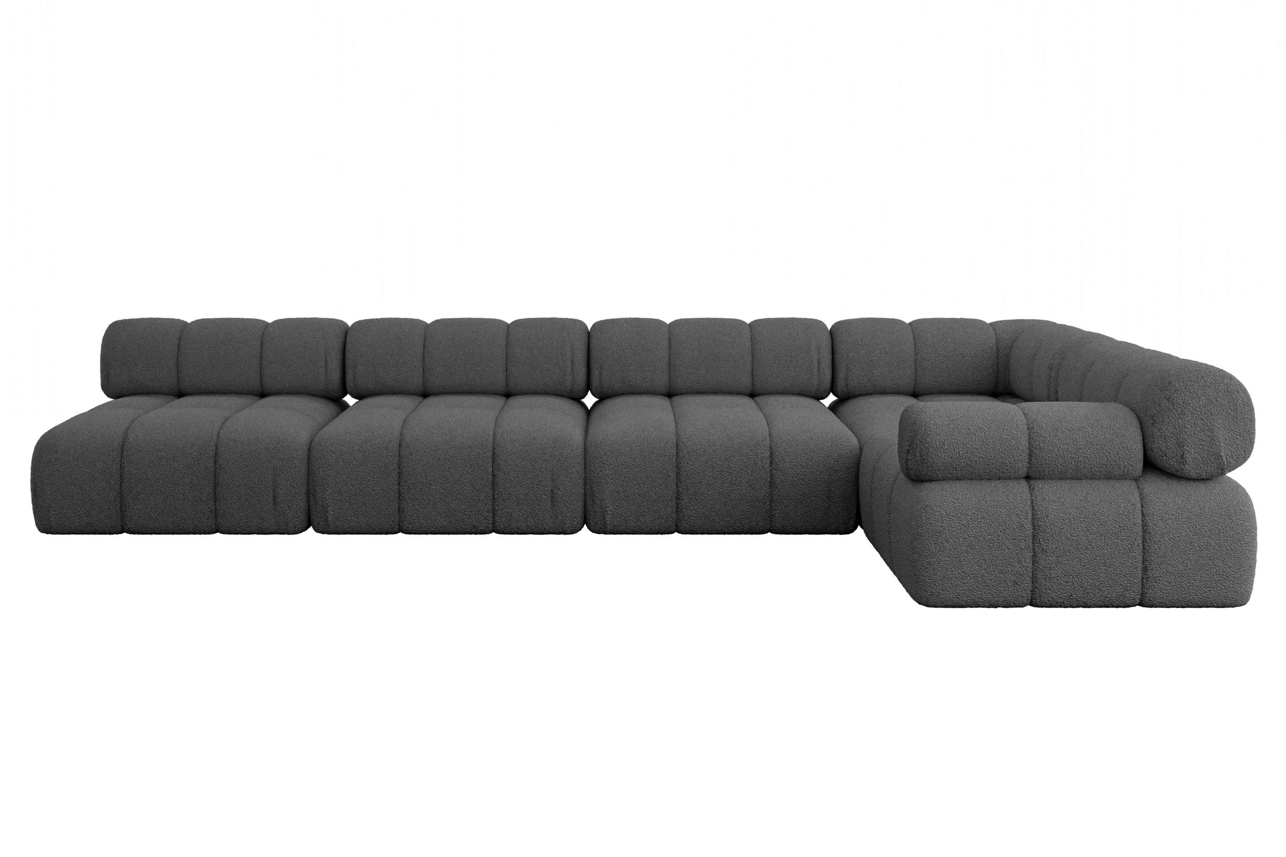Altdecor Ecksofa Grau 380x190 cm