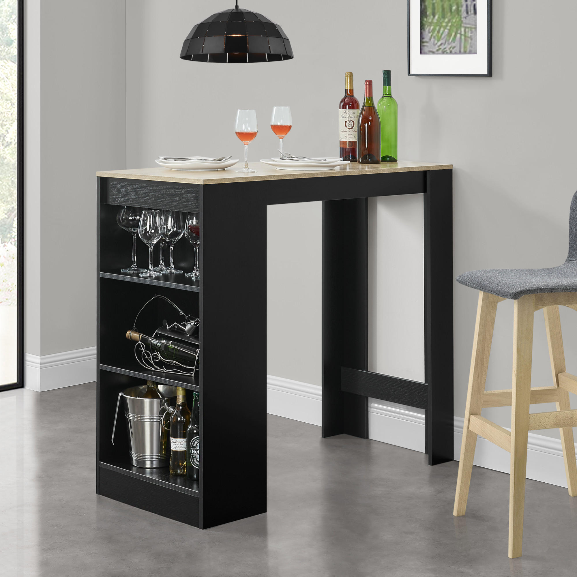 BARTISCH Kouvala - Multicolor, Holzwerkstoff (110/103/50cm) - [en.casa]
