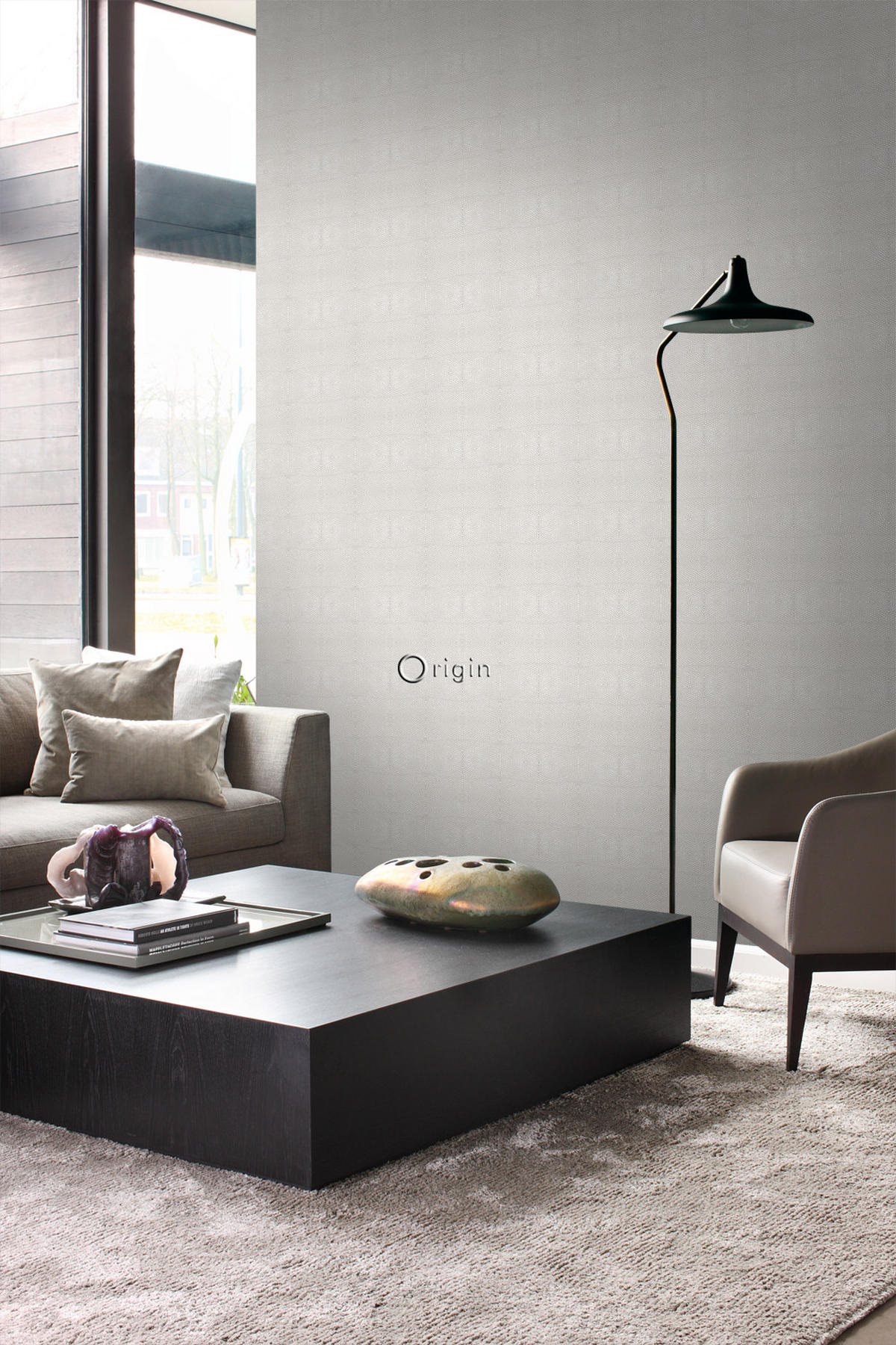 TAPETE Tierhautmuster 53 cm x 10.05 m - Beige, Papier (53/1000cm) - Origin Wallcoverings