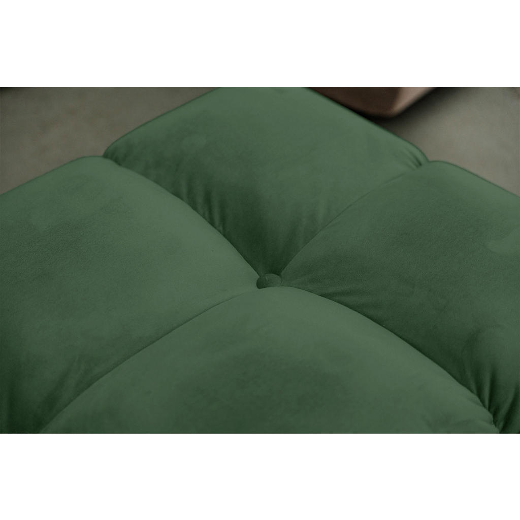 Thumbnail - Kawola Ecksofa, Smaragdgrün, Textil, Echtholz, 3-Sitzer, Füllung: Kaltschaum, Ottomane rechts, 290x178 cm, Wohnzimmer, S...