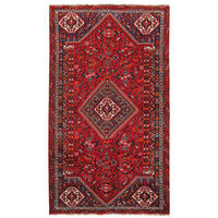 ORIENTTEPPICH handgeknüpft Gashgai Rot 290/167 cm Schurwolle - Rot, Textil (167/290cm) - Looma