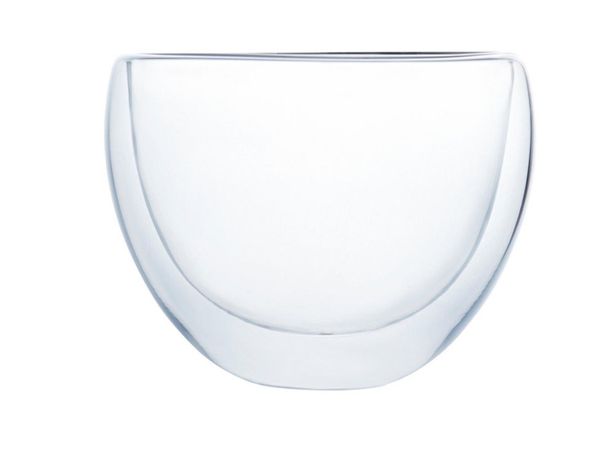 TEEGLÄSER – Klasique Doppelwandige 300 ml, 6er Set, Schwebeeffekt, Extrabreit, Hitzebeständig, Tee- & Kaffeegläser - Transparent, Kunststoff (0.3L)