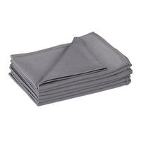 6XMIKROVLÁKNOVÉ utierky - sivá, textil/plast (60/0.8cm) - Relaxdays