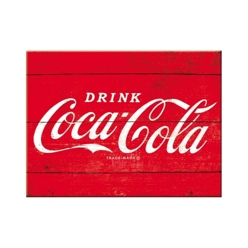 MAGNET 6/8 cm Coca-Cola Logo Red - Multicolor, Metall (8/6/0.1cm) - Nostalgic-Art