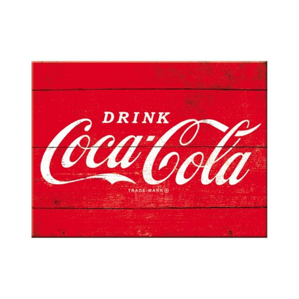 MAGNET 6/8 cm Coca-Cola Logo Red - Multicolor, Metall (8/6/0.1cm) - Nostalgic-Art