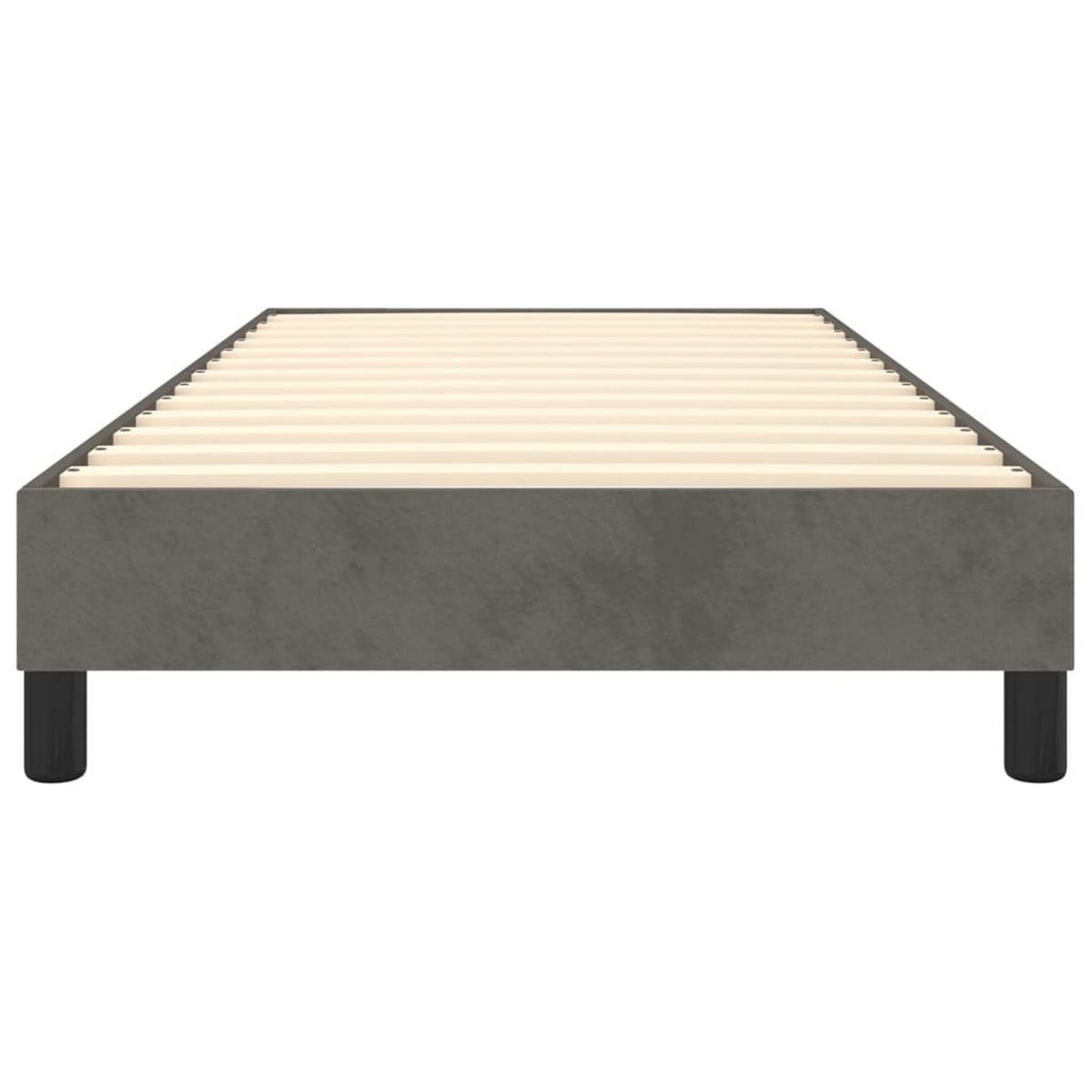 POLSTERBETT Quiring 100/203 cm - Grau, Holzwerkstoff (100/200cm) - Nettlife