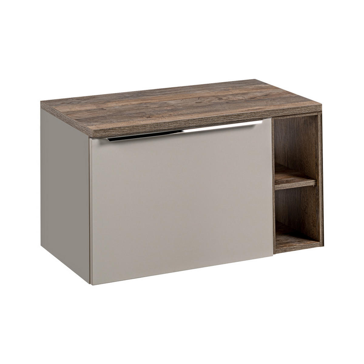 BADMÖBEL-SET TLG. Puebla-56 - Beige, Holzwerkstoff (80/49/46cm) - Lomado