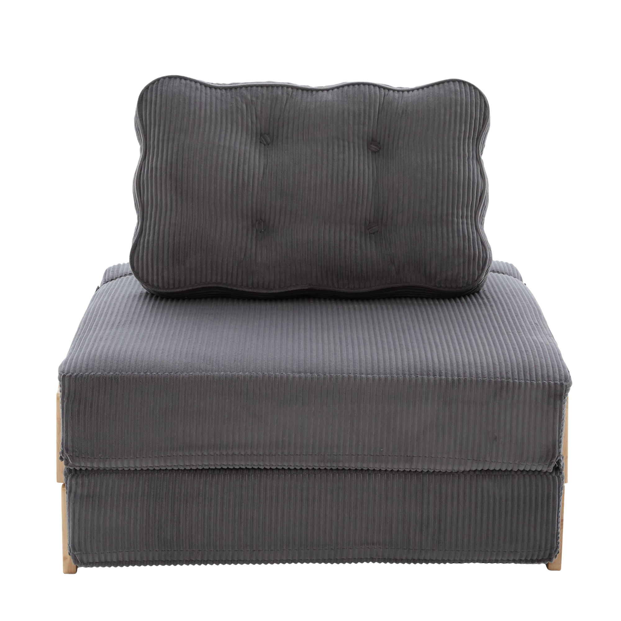 ComfortXL Schlafsessel Dunkelgrau 90x84x86 cm