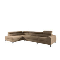 ECKSOFA Toronto Xl - Beige, Holzwerkstoff/Textil (340/200cm) - Fun Möbel