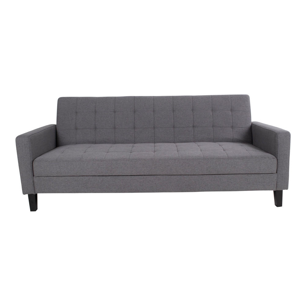SOFA Grau - Grau, Holzwerkstoff (85/81/204cm) - ebuy24