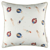 KISSENHÜLLE SWIM - Weiß, Textil (45/45cm) - Tom Tailor