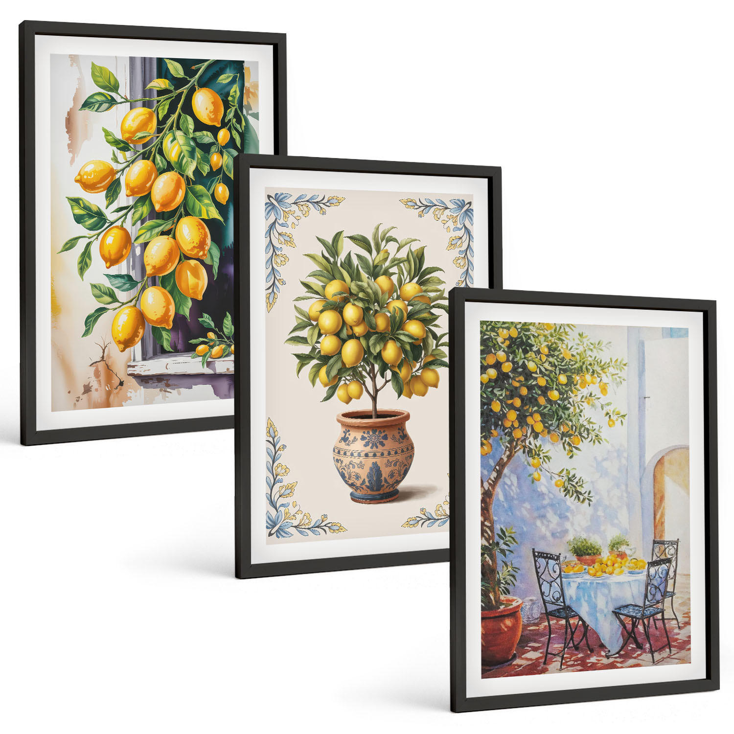 Tulup Bilder Schwarz 40x60 cm