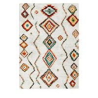 BERBER-INSPIRIERTER Teppich mit ethnischem Muster - Zazy - 140 cm x 200 cm - Multicolor, Kunststoff (140/200cm) - Drawer