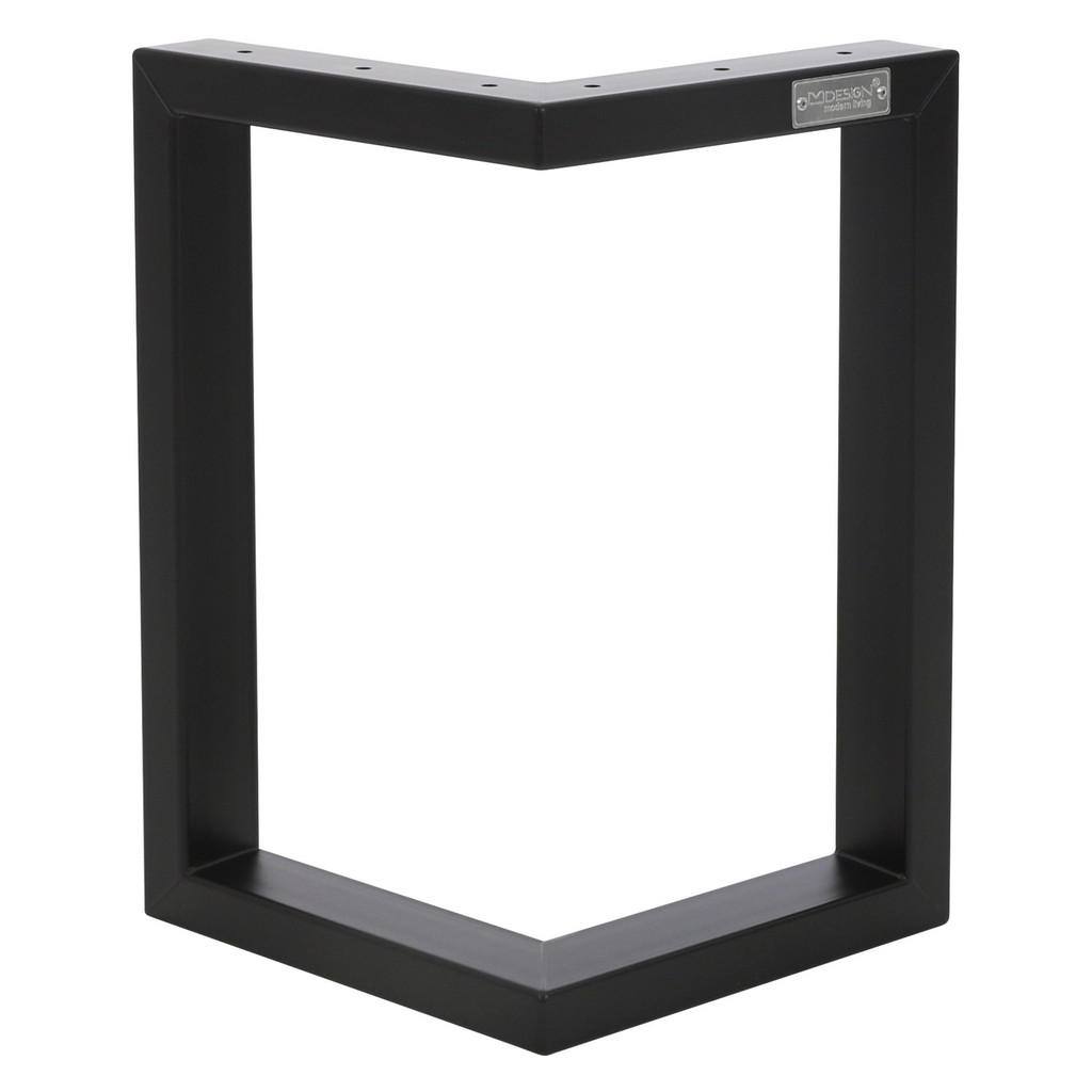 Thumbnail - Ml-Design Tischbeine, Schwarz, Metall, 5x43x25 cm, Esszimmer, Tische, Esstische, Tischsysteme, Tischgestell