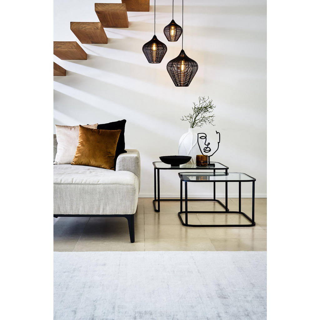 Thumbnail - Light & Living Hängelampe, Schwarz, Metall, Rund, 20x22x20 cm, CE, Lampen & Leuchten, Innenbeleuchtung, Hängelampen, Pen...