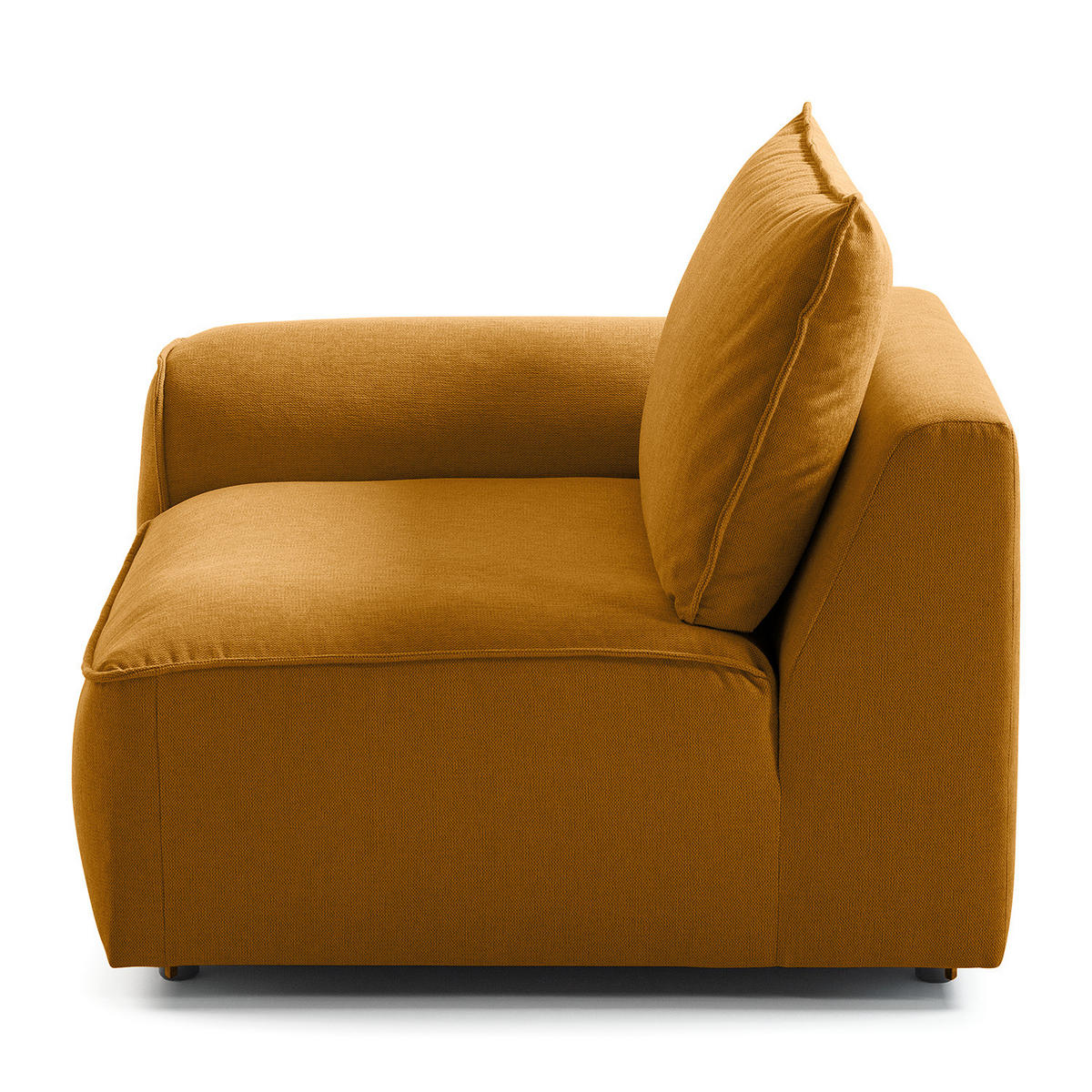 MODULSESSEL - Orange, Holz/Textil (104/82/99cm) - home24