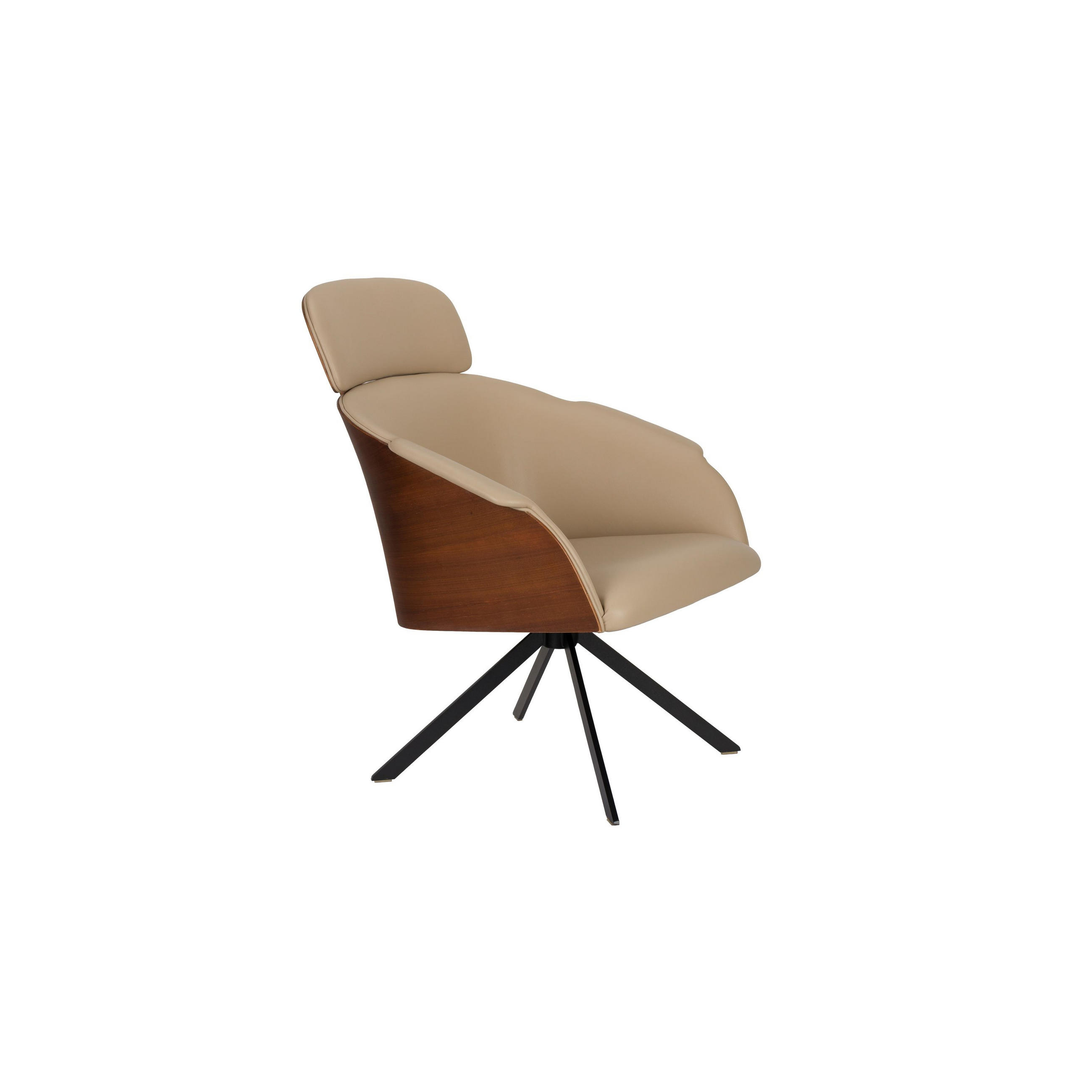 SESSEL Frie - Beige, Holzwerkstoff (71/86/71cm) - Zuiver