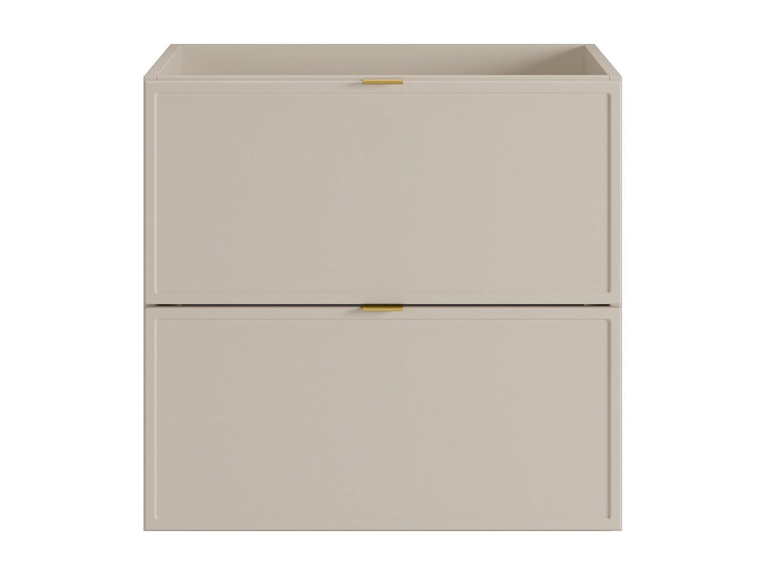 WASCHBECKENUNTERSCHRANK - 60 cm x 45 cm - Holz, Platte - Beige - ONDIL - Beige, Holz (60/60/45cm) - Vente-Unique