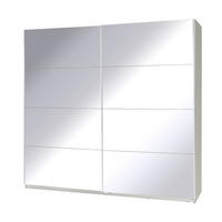 SCHIEBETÜRENSCHRANK - Kleiderschrank Corse 1 Weiß - Weiß, Holzwerkstoff (255/211/63cm) - Möblo