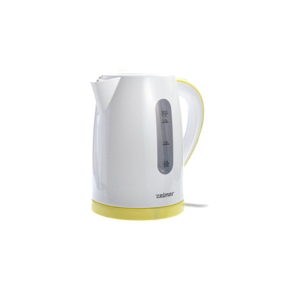 ELEKTRISCHER WASSERKOCHER Weiß 24/17/22 cm ZCK7616L - Weiß, Kunststoff (17/22/24cm) - ZELMER 