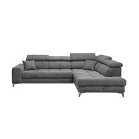 ECKSOFA mit elektrischer Wallaway-Funktion und vielseitigen Anpassungsmöglichkeiten - Anthrazit, Textil (198/282cm) - ed exciting design