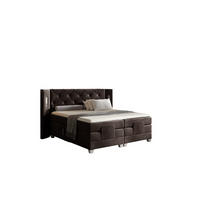 BOXSPRINGBETT Elektrisch Steve - Dunkelbraun, Holzwerkstoff/Textil (180/200cm) - Fun Möbel
