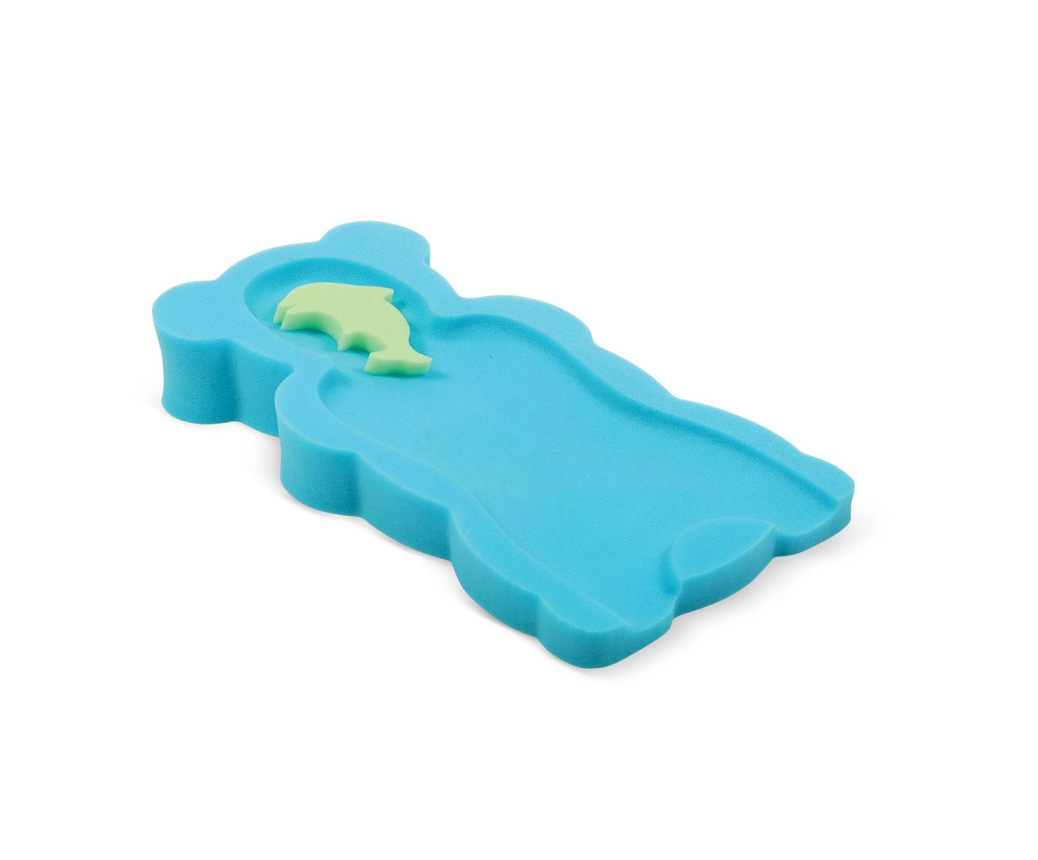 BABYBADEWANNE Einlage Maxi blau Schwamm, PU-Schaum, verschiedene Motive - Blau, Kunststoff (27.5/50.5cm) - Lorelli
