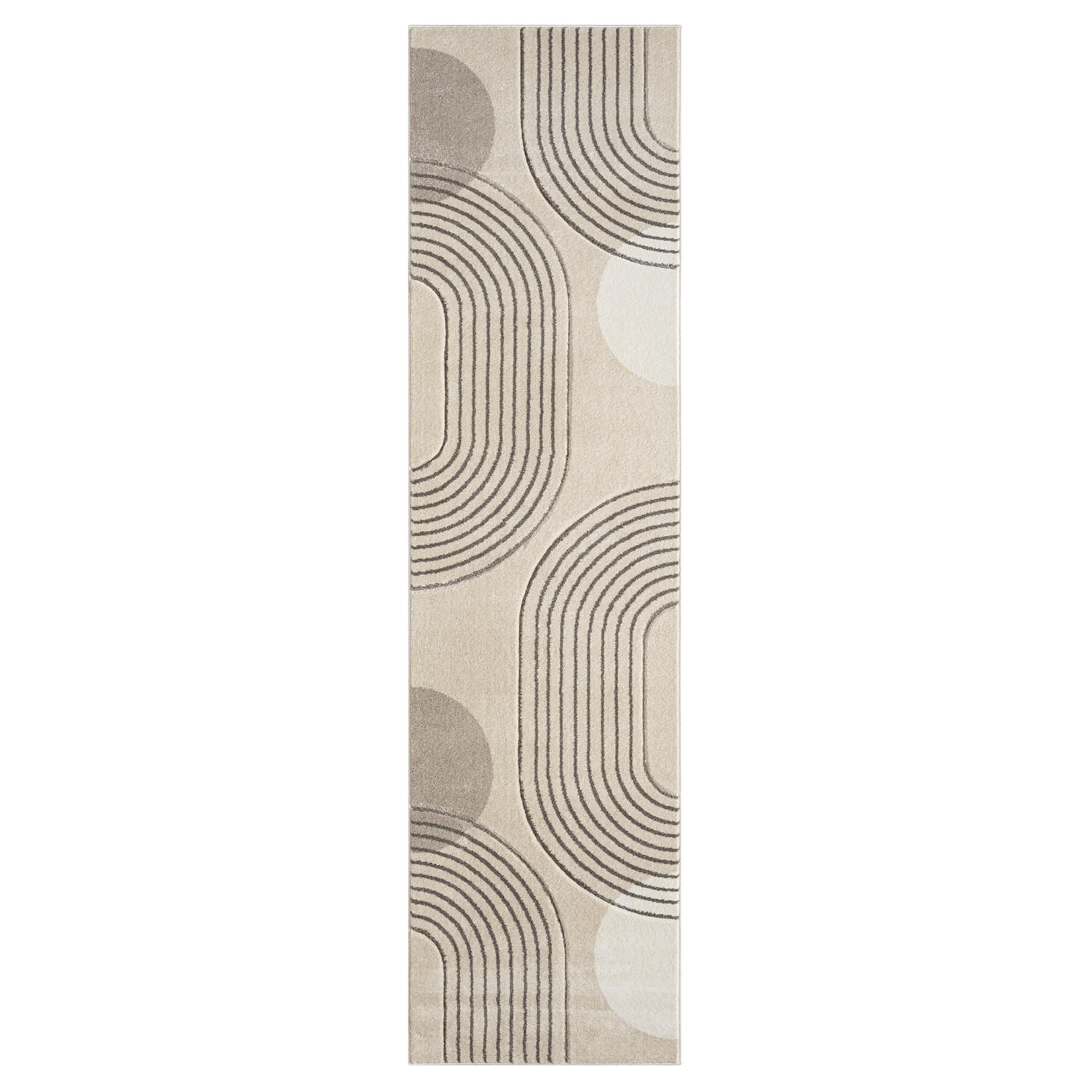 KURZFLOR-TEPPICH Bonito 7170 Braun 80x300 cm - Braun, Textil (80/300cm) - carpet city