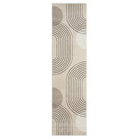 KURZFLOR-TEPPICH Bonito 7170 Braun 80x300 cm - Braun, Textil (80/300cm) - carpet city