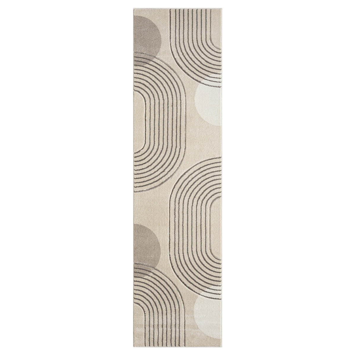 KURZFLOR-TEPPICH Bonito 7170 Braun 80x300 cm - Braun, Textil (80/300cm) - carpet city