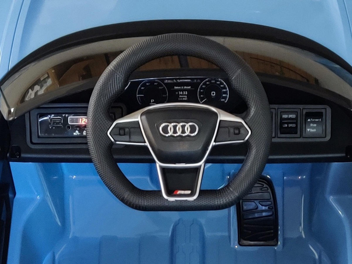 KINDER ELEKTROAUTO Audi RS e-tron GT Blau - Blau, Kunststoff (103/58/41cm) - TPFLiving