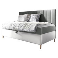 BOXBETT Maja Junior 2 - Weiß/Grau, Holz (90/200cm) - MIRJAN24