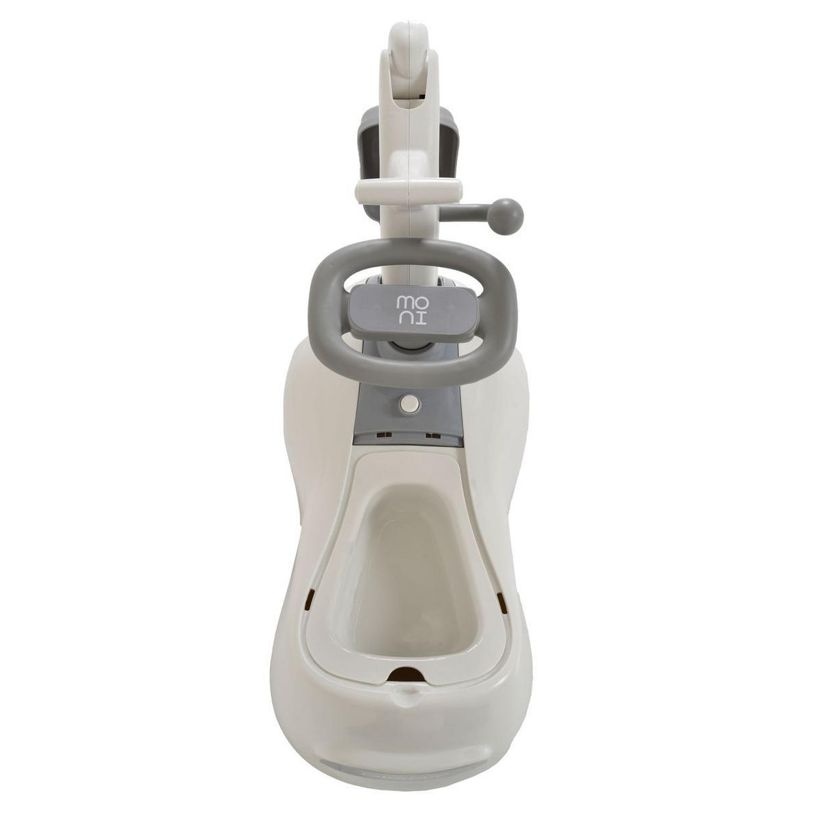 TÖPFCHEN Diggy 4 in 1 weiß Bagger, Schiebeauto, Schaukelspielzeug, Licht, Musik, bis 25 kg - Grau, Kunststoff (30/63cm) - Moni