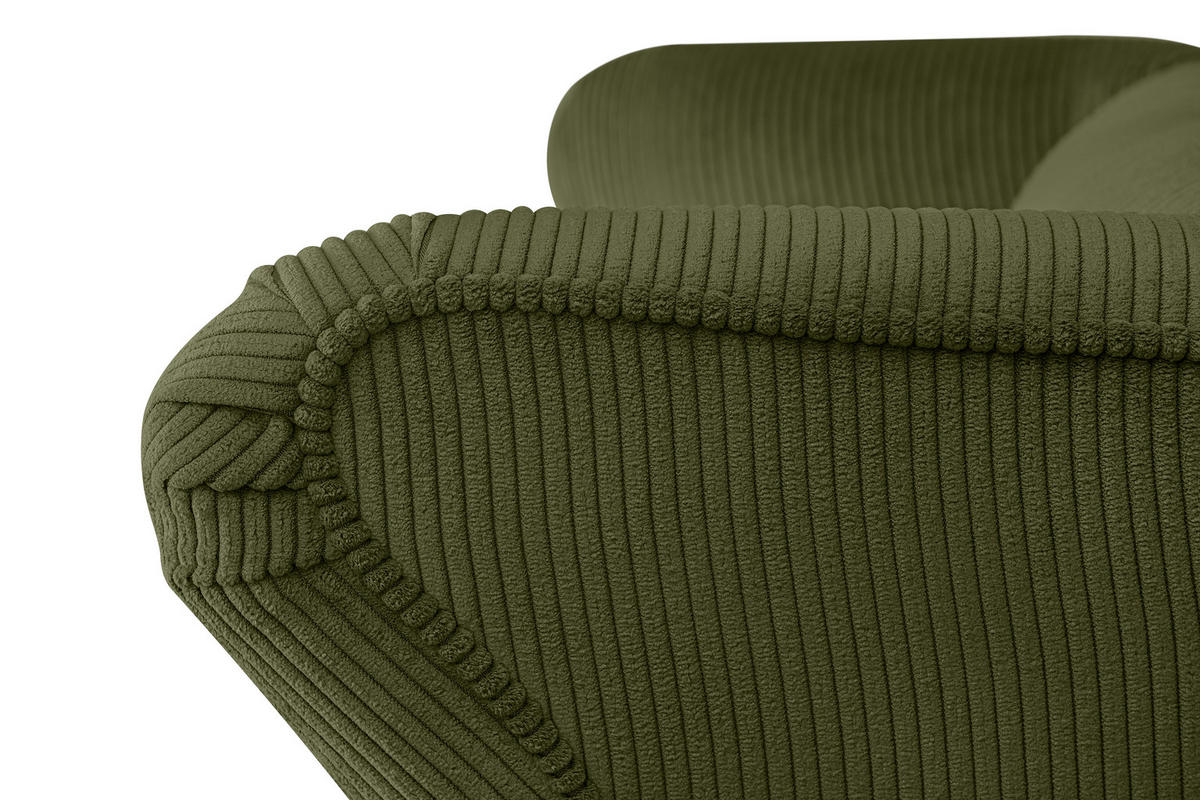 OHRENSESSEL STRALIS inklusive dekorativem Kissen, grün - Grün, Textil (82/108/80cm) - KONSIMO®