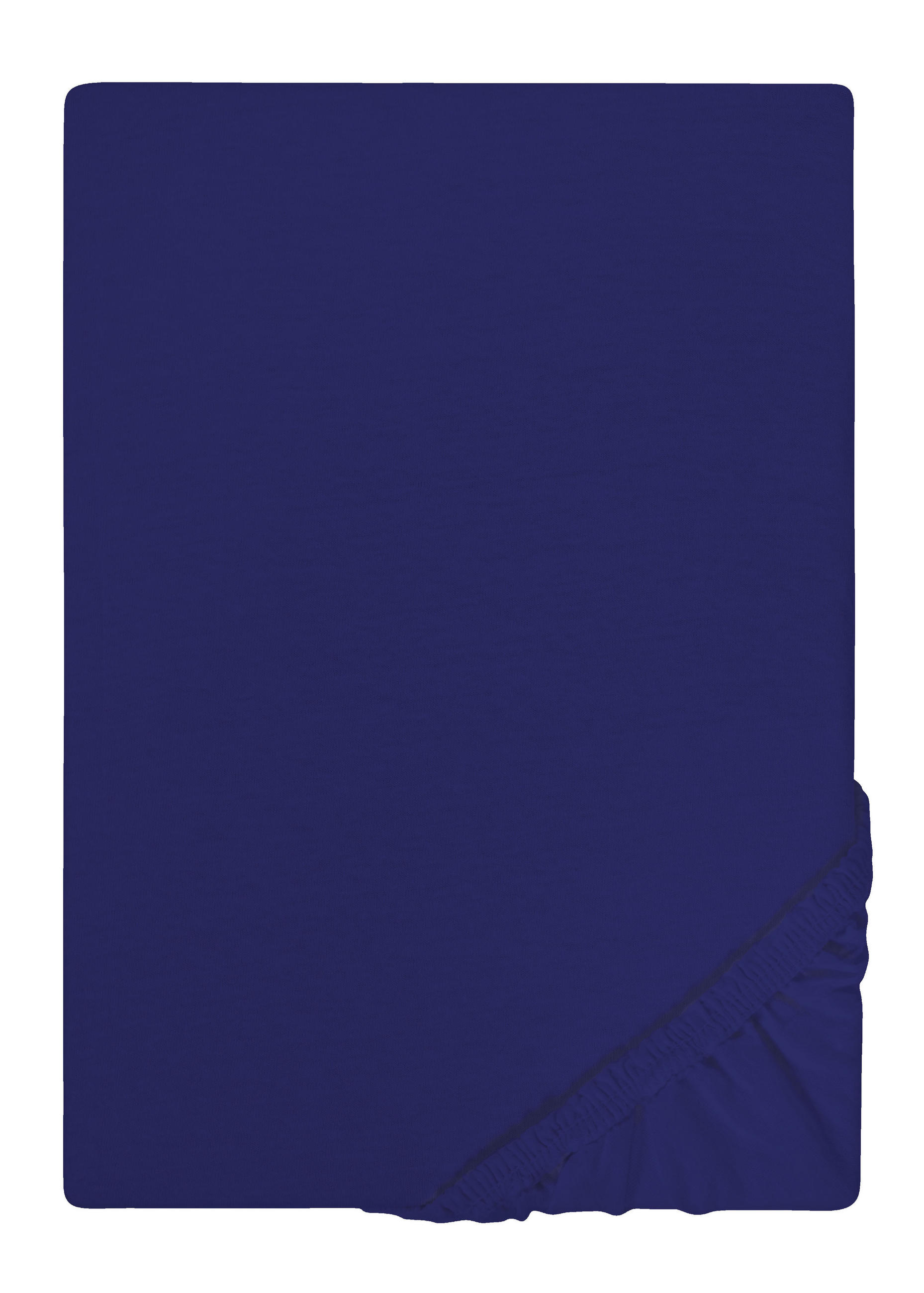biberna Spannbetttuch Dunkelblau 200x200 cm
