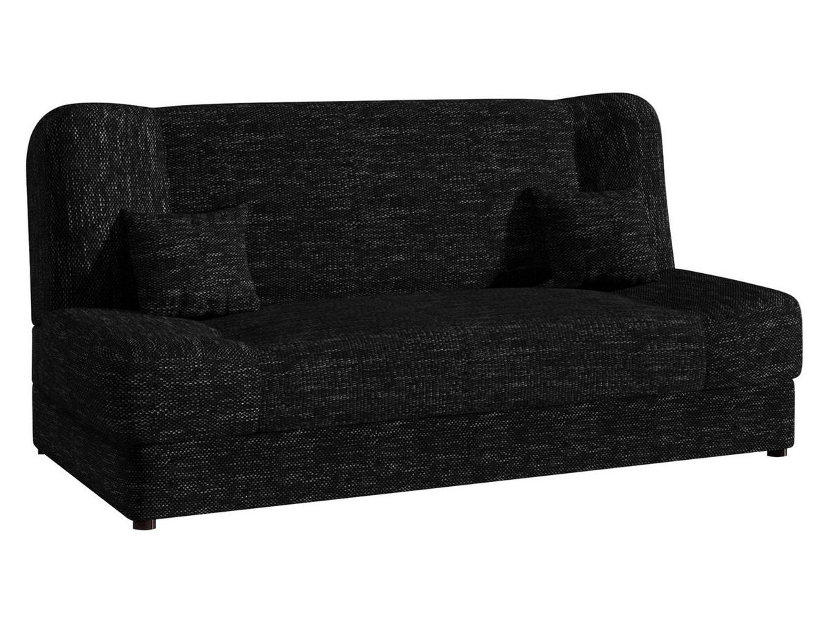 SCHLAFSOFA Jonas - Anthrazit, Holz/Textil (195/86/87cm)