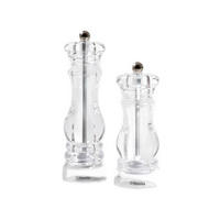 GEWÜRZMÜHLE Hallais 20 cm und 16 cm 2er-Set - Transparent, Kunststoff (8/20/8cm) - Homla