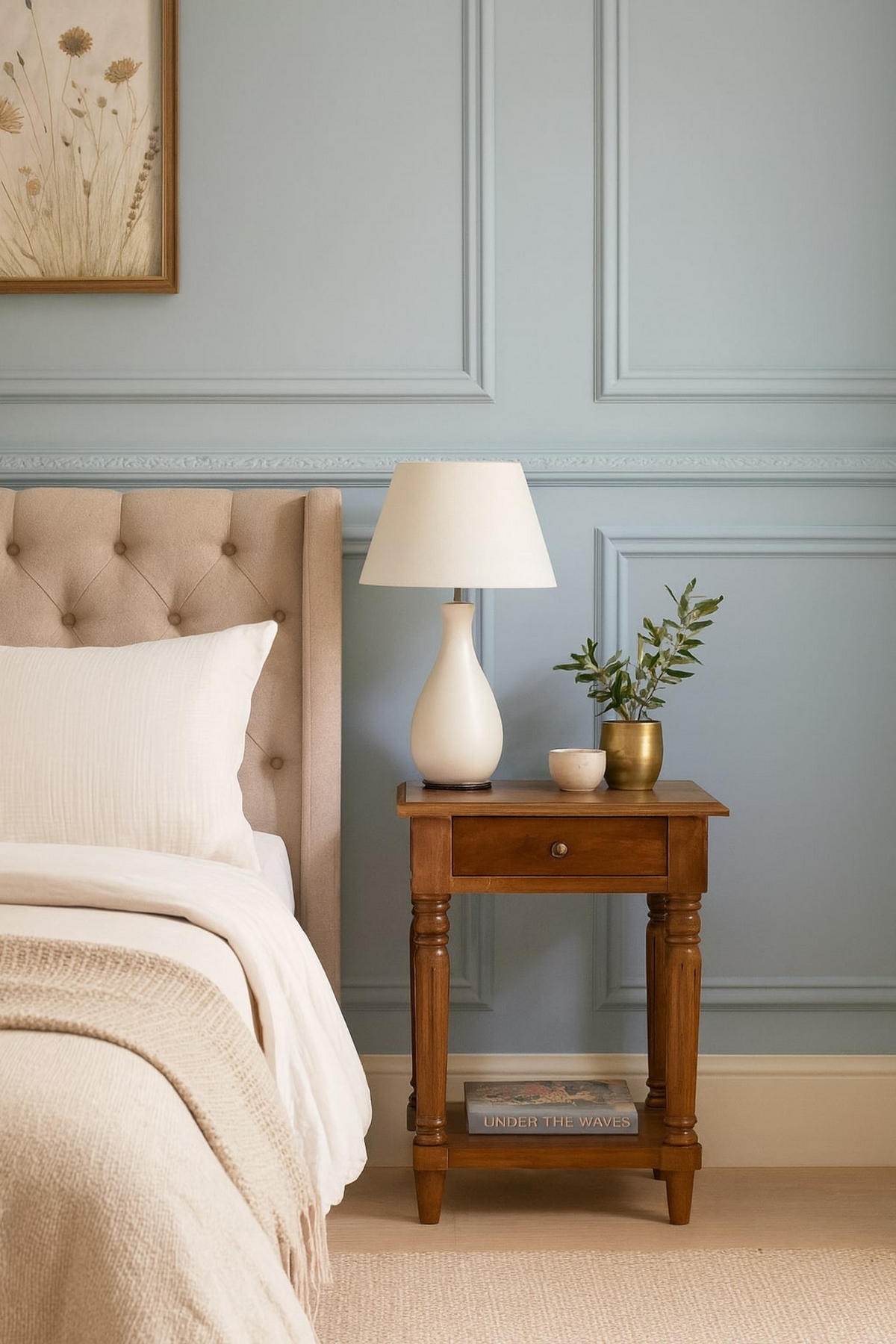 BEISTELLTISCH Rich-Kastanien-Finish, 1 Schublade, 1 großes Regal, Braun - Dunkelbraun, Holz (45/35/60cm) - Artisan Furniture