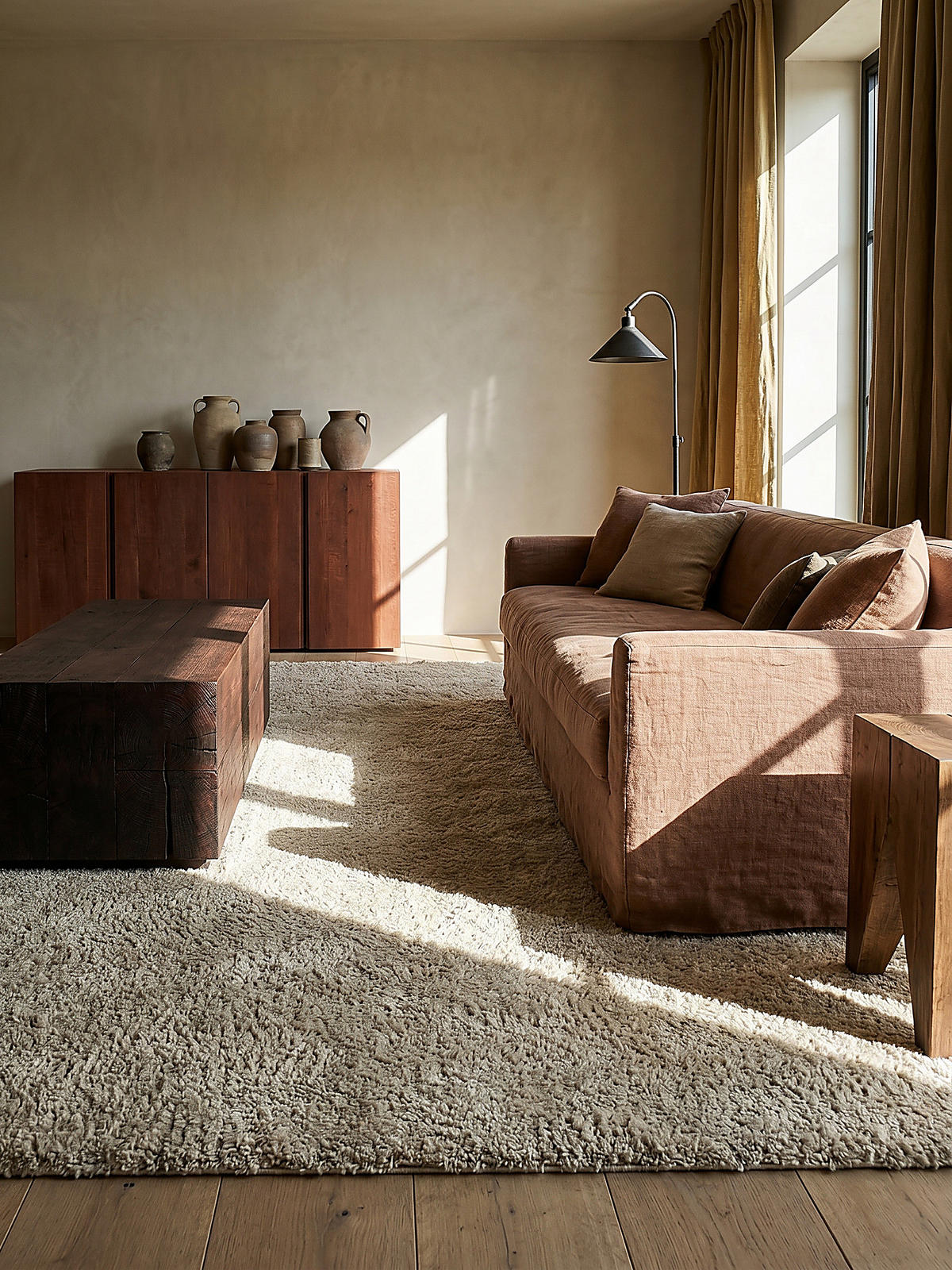 TEPPICH Hochflor Shaggy-Design, teddyweich LYNE, Beige 140x200 cm - Beige, Textil (200/140cm) - KADIMA DESIGN